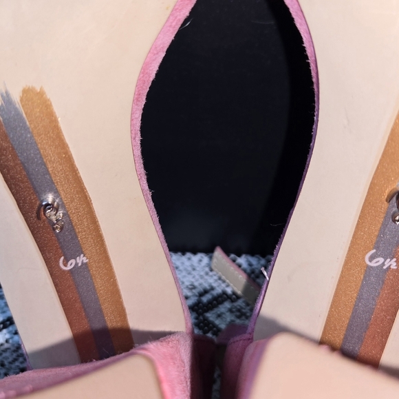 Sam Edelman Yaro Pink Suede Block Heel Sandal   6.5 NWOT💞 - Picture 4 of 10